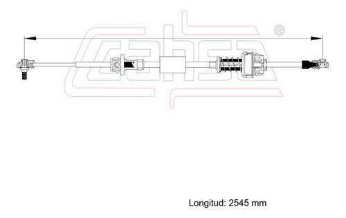 Cable Selector Velocidades Para Pontiac Bonneville 1995 3.8l Foto 2