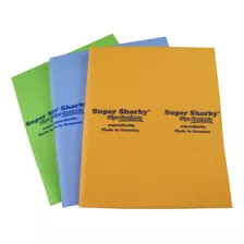 Super Shorby - Paño Súper Absorbente - Hecho En Alemania Color Naranja, Azul Y Verde