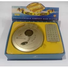 Discman Foston Vcd Mp3 Cd Novo 