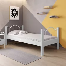 Cama De Solteiro Em Mdf 100x202cm Oasis 88 Jf