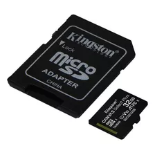 Memoria Micro Sd 32gb Kingston - Adaptador Sd