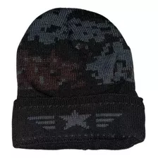 Gorro Beanie Con Doblez Pixelado Con Chiporro Ekolmac