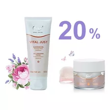 Pack - Crema Hidratante De Día Y Gel Limpiador Facial - 20%