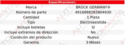 Una Cremallera Electroasistida Bruck Vento L4 1.6l 2014-2019 Foto 2