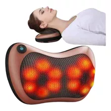 Almohada Masajeador Espalda Cuello Nuca Para Auto Oficina 