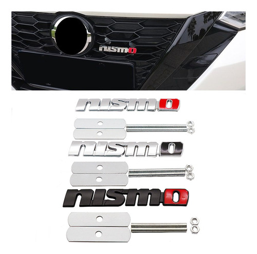 Pegatina 3d Metallic Nismo Badge Para Nissan Tiida Skyline Foto 2