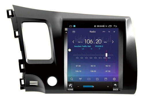 Honda Civic 2006-2011 Android Tesla Wifi Gps Bluetooth Radio Foto 6