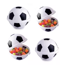 Porta Mix Bola De Futebol Pote De Doce Para Festas Kit Com 6