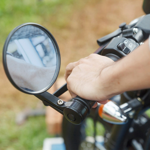 Espejo Retrovisor  Moto Camisa Mezclilla Con Antireflejantes Foto 6
