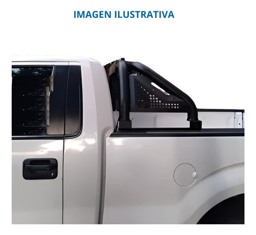 Roll Bar Ford Lobo F-150 2015 A 2024 Con Luz De Freno Batea Foto 4