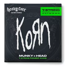 Encordado Guit Electr Dunlop 010 Heavy Core Korn 7 Cuerdas