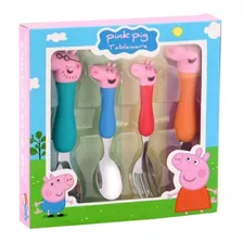 Peppa Pig Talheres Personalizados De Aço Inoxidável Lindos