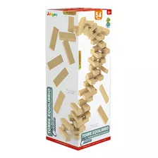 Jogo De Mesa Torre Equilíbrio Clássica - 54 Peças Brinquedos 733