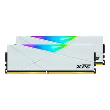 Ram Adata Ddr4 3200mhz 16gb 2x8 Spectrix D50 Blanca Rgb