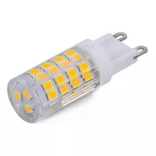 Kit 5 Lâmpadas Led G9 5w Para Lustre - Bivolt Cor Da Luz Branco-frio