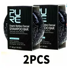Kit 2 Shampoos Barra Pure Hair Escurece Grisalho Tipo Cabelo