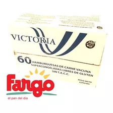 60 Hamburguesas Victoria 83 Gramos Con Pan Fargo Y Aderezo