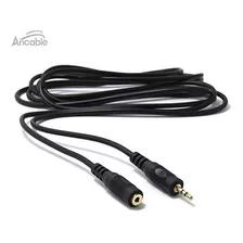 Ancable 2-pack 6 Pies 2.5mm Trs Estereo Macho A Hembra Cable