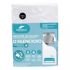 Protector De Colchon 160 X 200 Impermeable Color Blanco