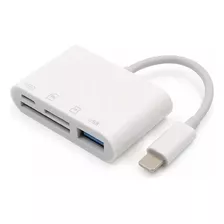 Adaptador 4-1 Usb 3 Otg Microsd Carga Compatible iPad iPhone