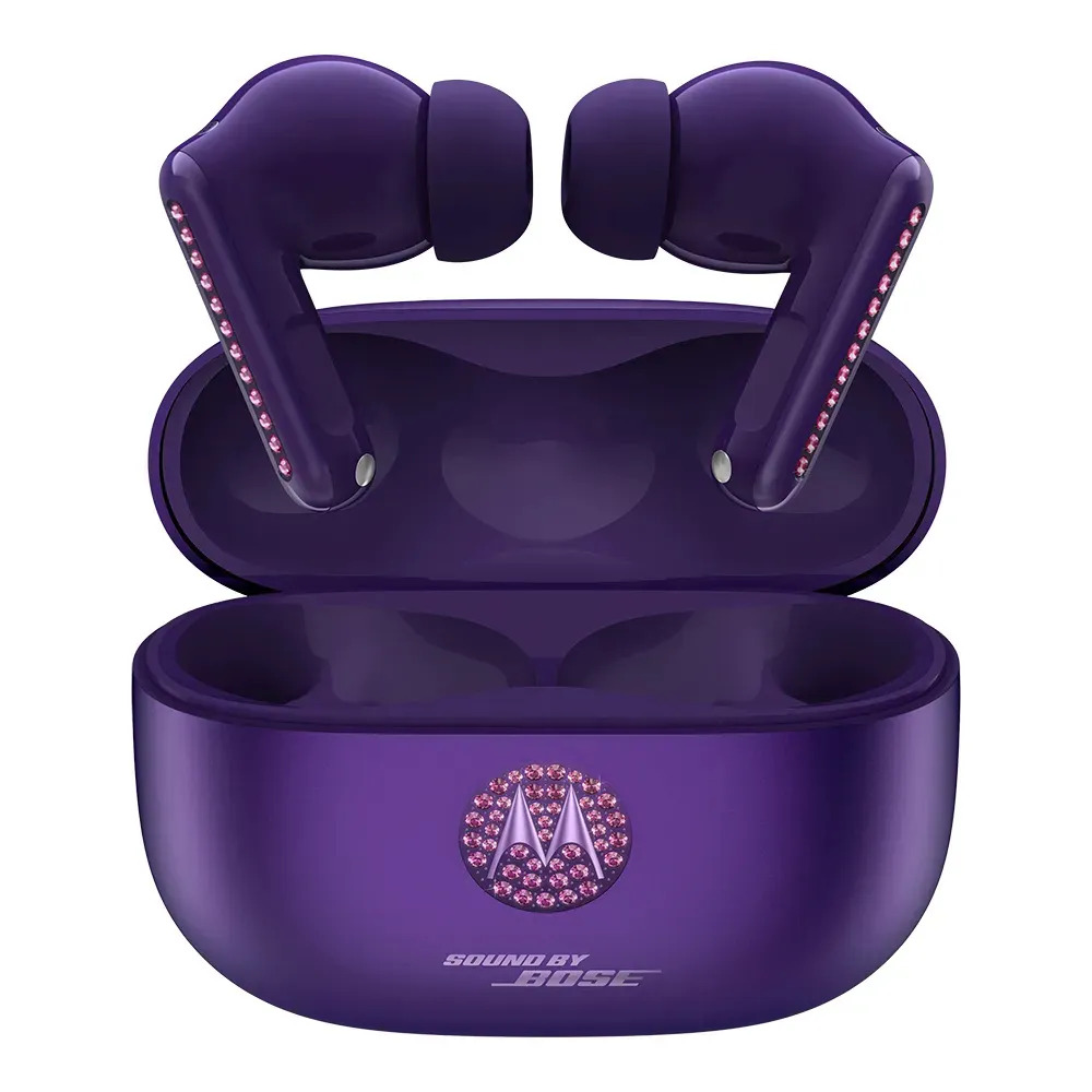 Audífonos Moto Buds 2 Plus Swarovski Indigo Morado