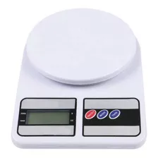 Balanza De Cocina Digital Nejadim Nej-3300 Hasta 10kg Blanca Capacidad Máxima 10 Kg Color Blanco