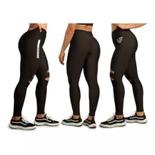 Kit 3 Calça Legging Feminina Cintura Alta Preta Academia