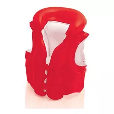 Chaleco Inflable Infantil Intex Deluxe Rojo 50x47cm 22706/9