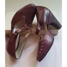 Zapatos De Cuero Clásicos Cerrados Cómodos Colombianos