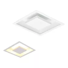 Plafon De Embutir Luz Indireta 40x40 Com Led