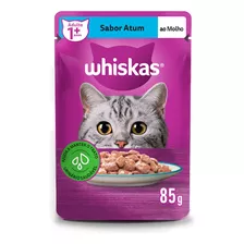 Whiskas Ração Úmida Sachê P/ Gatos Adultos Sabor Atum - 85g