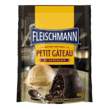 Mistura Para Bolo Petit Gâteau Chocolate Fleischmann Sachê 350g