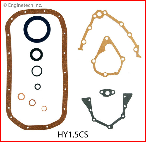 Engine Remain/re-ring Kit For 86-89 Hyundai Excel 1.5l/1 Ccn Foto 9