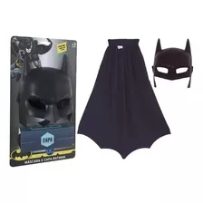 Fantasia Infantil Herói Batman Original Com Capa E Máscara