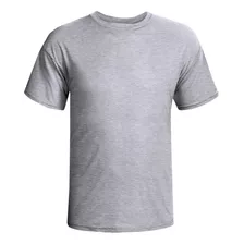 30 Camisetas Masculinas Básica Em Algodão Cinza Mescla 