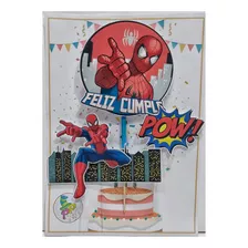 Adorno De Torta Cake Topper Hombre Araña Spiderman