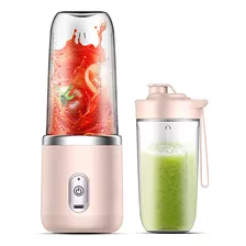 Juicer Recarregável Rosa Usb Quick Personal Size Mixer Mini