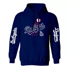 Sudadera Mod Mlb Los Angeles Dodgers Estampado En Vinil