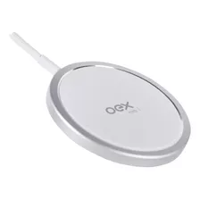 Carregador Wireless Para iPhone E Android Branco Oex Cw101