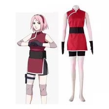 Naruto Sakura Haruno Sasuke Uchiha Cosplay Tamanho Adulto