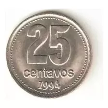 Moneda 25 Centavos De 1994