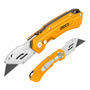 Estilete Trapezoidal Dobrável 19mm 6 Laminas Huk6288 Ingco