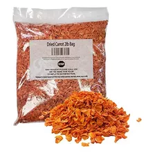 Dried Carrots 2 Pounds Bulk-heat Sealed In Poly Bag-deh...