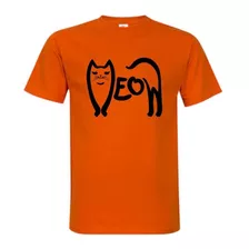 Polera Estampada Meow, Cats, Gatos Romanosmodas