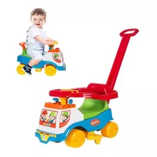 Totoka Plus Menino Triciclo Infantil Bebe C/ Empurrador Sons