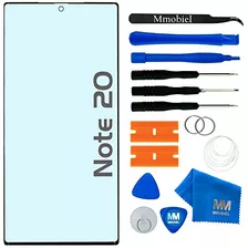 Front Glass Repair Kit Para Galaxy Note 20 / Note 20 5g Negr
