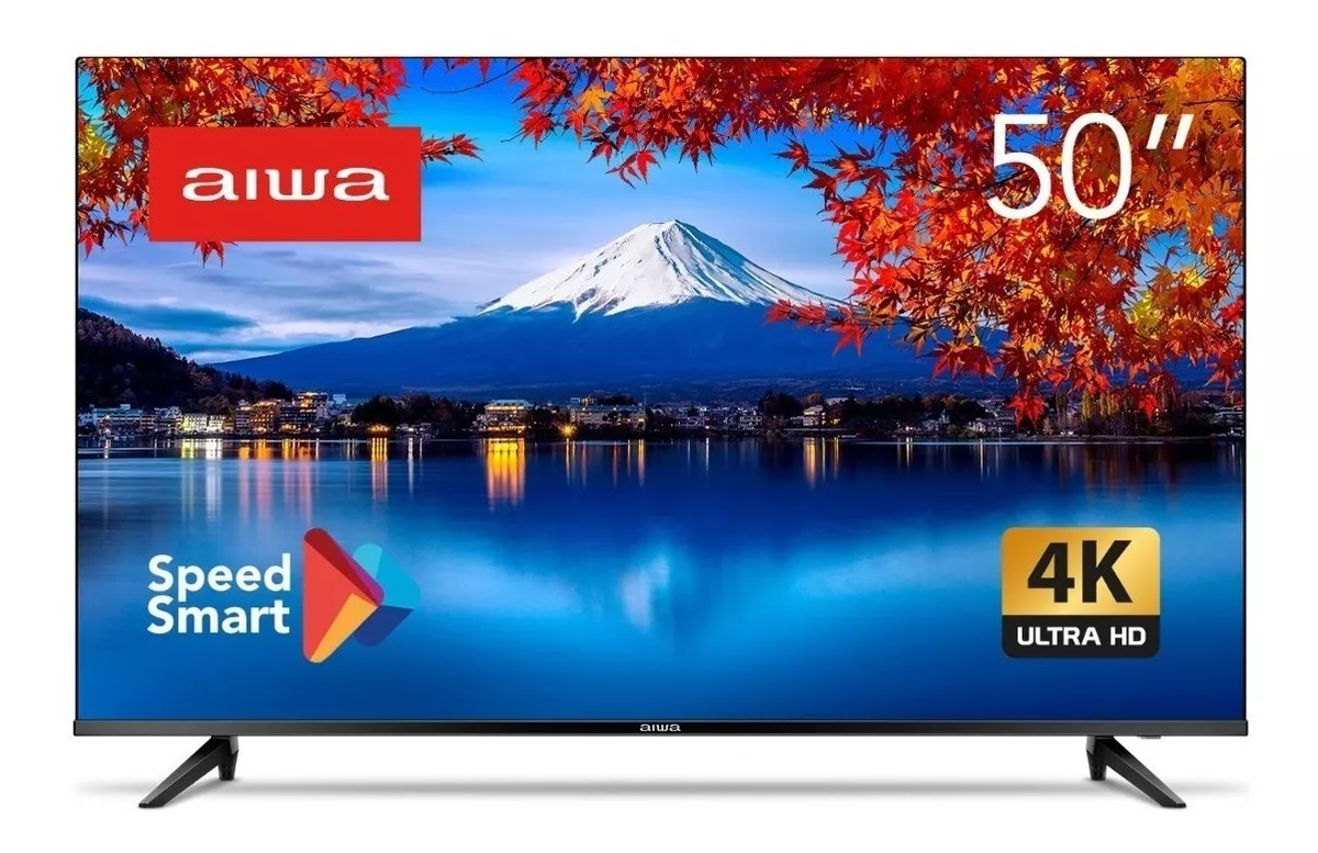 Smart Tv Aiwa Aws-tv-50-bl-01 Ips Linux 4k 50 110v/220v