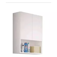 Armário Lavanderia Com 2 Portas Multimoveis Branco 100% Mdf.