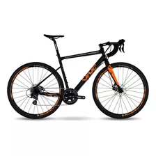 Bicicleta De Gravel Vnc Prime Racer A7 2x9 Velocidades Color Negro/naranja Tamaño Del Cuadro L