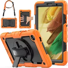 Funda Antiimpacto Seymac Orange Para Galaxy Tab A7 Lite 8.7
